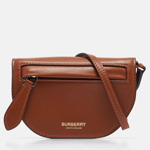 Burberry Brown Micro Olympia Crossbody Card Case - Burberry - Modalova