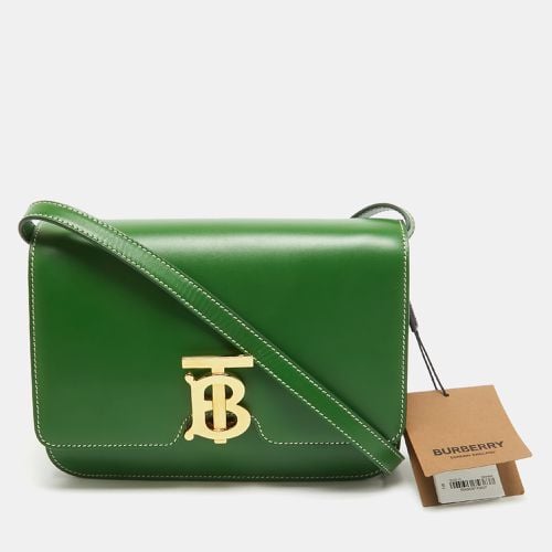 Burberry Green Leather Small TB Shoulder Bag - Burberry - Modalova