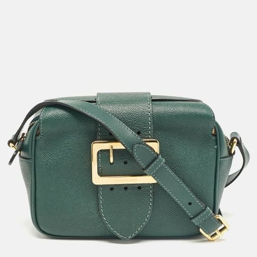 Burberry Green Leather Small Medley Buckle Crossbody Bag - Burberry - Modalova