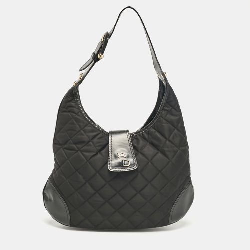 Burberry Black Quilted Nylon Brooke Hobo - Burberry - Modalova