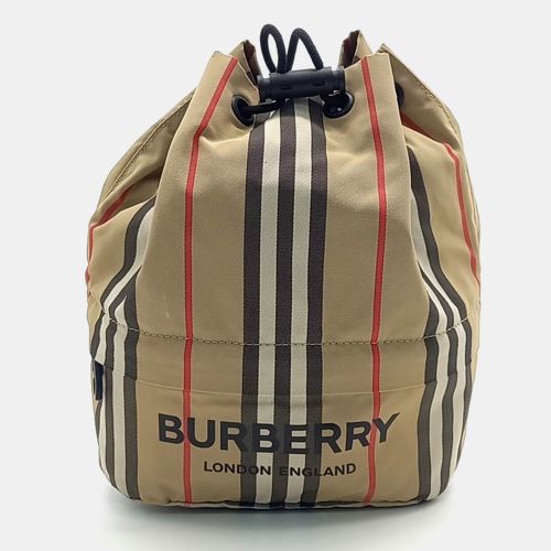 Burberry Beige Canvas Phoebe Pouch - Burberry - Modalova