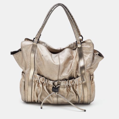 Leather Large Warrior Shoulder Bag - Burberry - Modalova