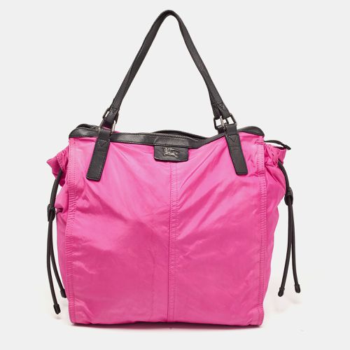 Burberry Magenta Nylon and Leather Buckleigh Tote - Burberry - Modalova