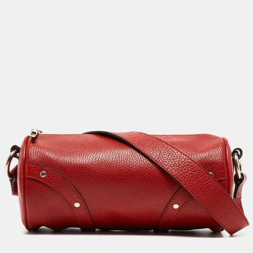 Burberry Red Leather Barrel Bag - Burberry - Modalova