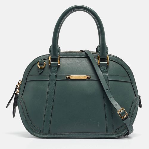 Burberry Green Leather Orchard Bowler Bag - Burberry - Modalova