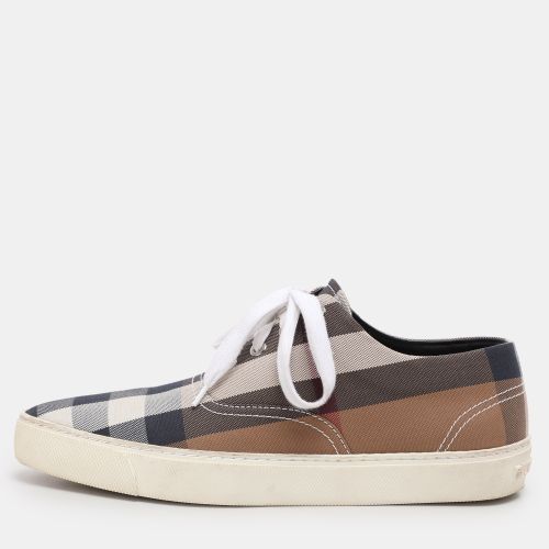 Burberry Multicolor House Check Canvas Pointed Toe Low Top Sneakers Size 38.5 - Burberry - Modalova