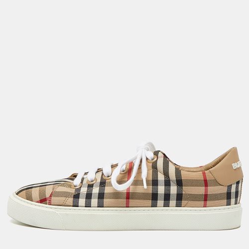 Vintage Check Canvas Low Top Sneakers Size 38.5 - Burberry - Modalova