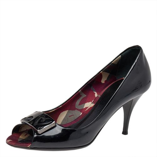 Burberry Black Patent Leather Pumps Size 36 - Burberry - Modalova