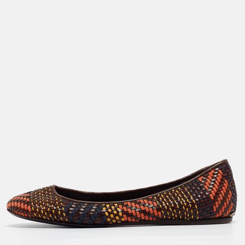 Burberry Multicolor Woven Leather Ballet Flats Size 38.5 - Burberry - Modalova