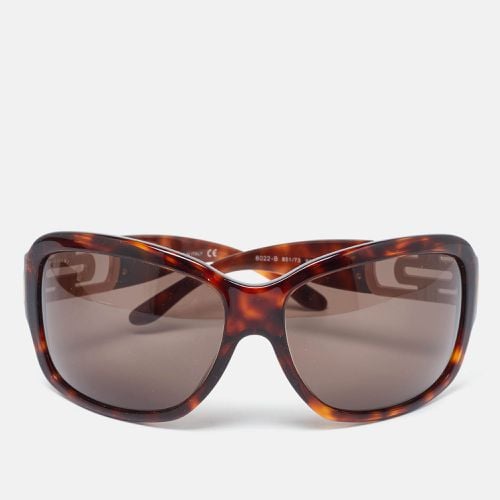 Bvlgari Brown Havana/Brown 8022-B Rectangle Sunglasses - Bvlgari - Modalova