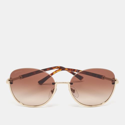 Bvlgari Brown/Gold Gradient 6123 Cat Eye Sunglasses - Bvlgari - Modalova