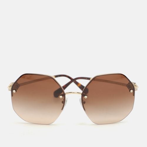 Bvlgari Brown/Gold 6122-B Sunglasses - Bvlgari - Modalova