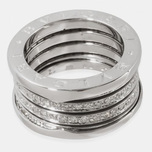 Bvlgari 18k White Gold B.zero1 Band Ring 0.75 CTW - Bvlgari - Modalova