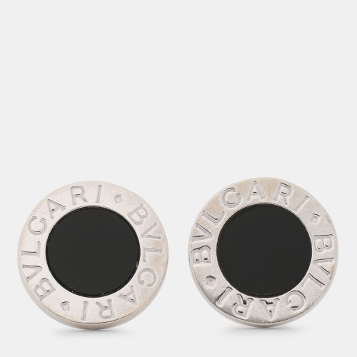 Bvlgari Bvlgari Onyx 18k White Gold Stud Earrings - Bvlgari - Modalova