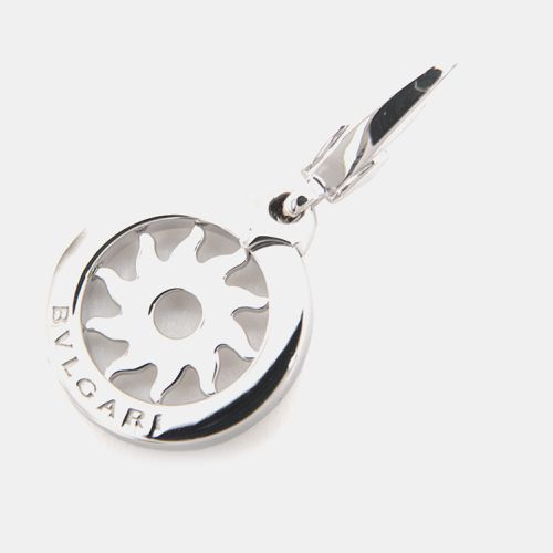 Bvlgari 18K White Gold Tondo Sole Charm Pendant - Bvlgari - Modalova