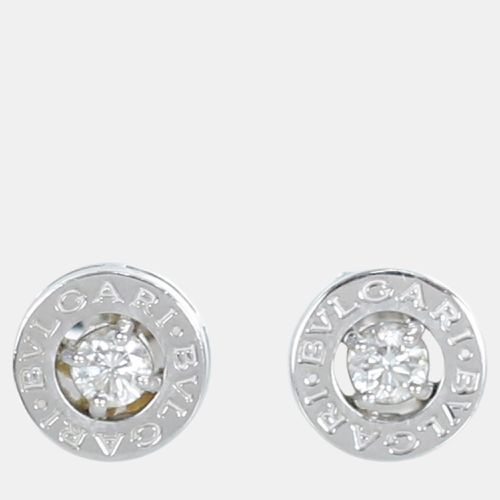 Bvlgari 18K White Gold Diamond Stud Earrings - Bvlgari - Modalova