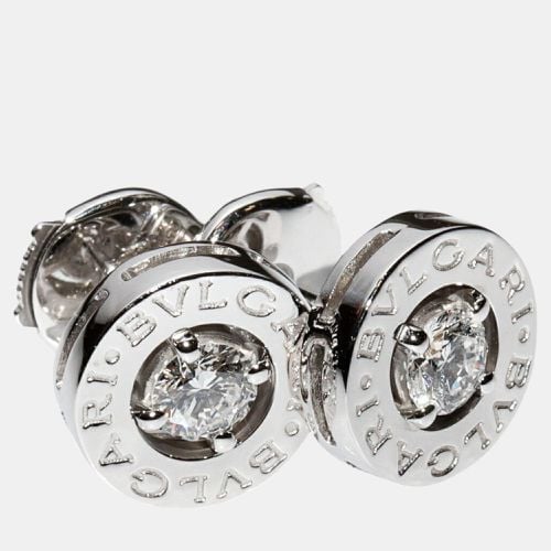 K Gold and Diamond Stud Earrings - Bvlgari - Modalova