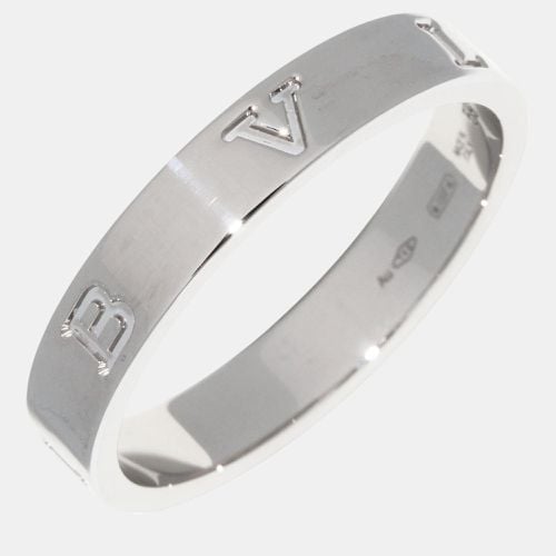 Bvlgari 18K White Gold B.zero1 Essential Band Ring EU 59 - Bvlgari - Modalova