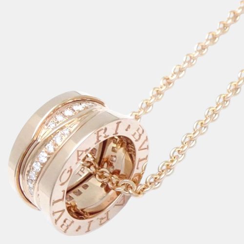 Bvlgari 18K Rose Gold B.zero1 Diamond Necklace - Bvlgari - Modalova