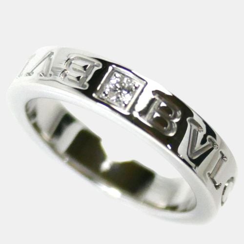 Bvlgari 18K White Gold Bvlgari Bvlgari Diamond Ring EU 49 - Bvlgari - Modalova