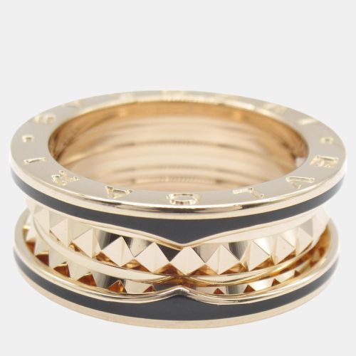 Bvlgari 18k Pink Gold Ceramic B-zero1 Rock Ring EU 54 - Bvlgari - Modalova