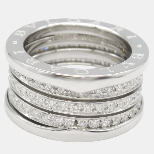 Bvlgari 18K White Gold B-Zero1 Diamond Ring EU 51 - Bvlgari - Modalova