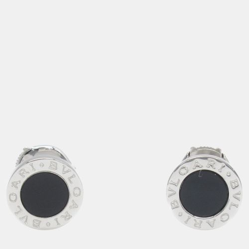 Bvlgari Onyx 18k White Gold Earrings Jewelry Black Metal - Bvlgari - Modalova