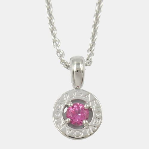 Bvlgari Necklace 18k White Gold Pink Sapphire Pink Metal - Bvlgari - Modalova