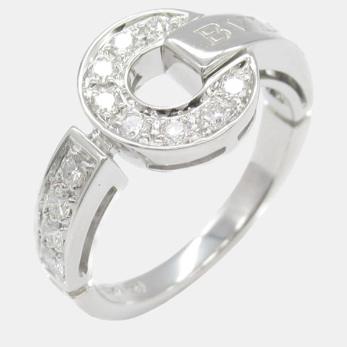 Bvlgari 18k White Gold Bvlgari Bvlgari Diamond Ring EU 49 - Bvlgari - Modalova