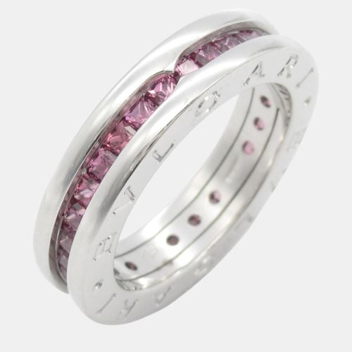 Bvlgari 18K White Gold B.zero1 Garnet Ring EU 51 - Bvlgari - Modalova