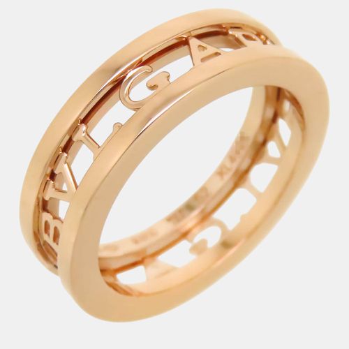 Bvlgari 18K Rose Gold B.Zero1 Openwork Band Ring EU 52 - Bvlgari - Modalova