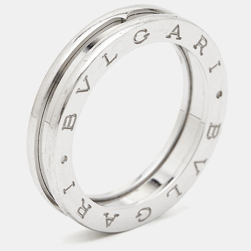 Bvlgari B.Zero1 1-Band 18k White Gold Ring Size 61 - Bvlgari - Modalova