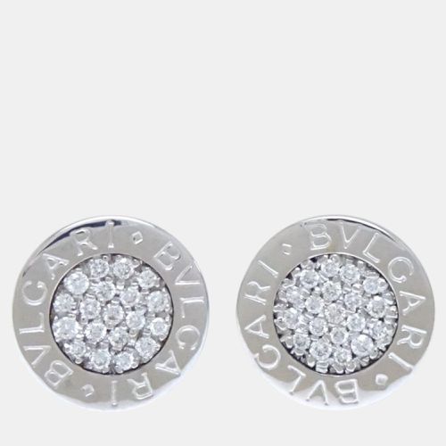 Bvlgari 18K White Gold and Diamond Bvlgari Bvlgari Stud Earrings - Bvlgari - Modalova