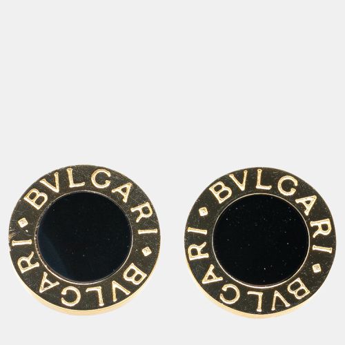 Bvlgari 18K Yellow Gold Onyx Bvlgari Bvlgari Stud Earrings - Bvlgari - Modalova