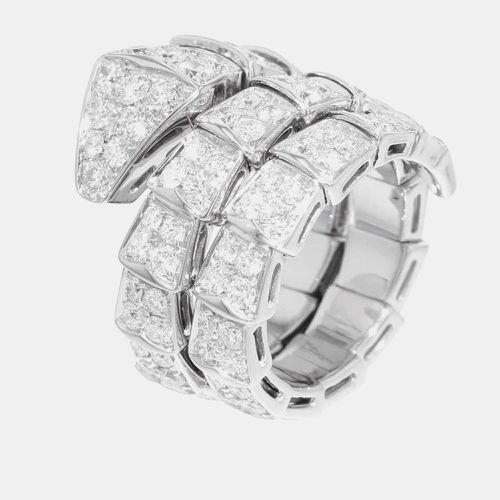 K Gold Diamonds Serpenti Viper Ring EU 51 - 53 - Bvlgari - Modalova