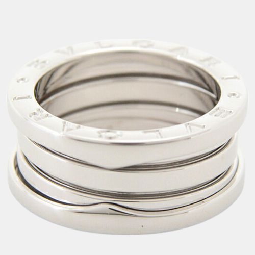 Bvlgari 18K White Gold B.Zero1 Band Ring EU 50 - Bvlgari - Modalova