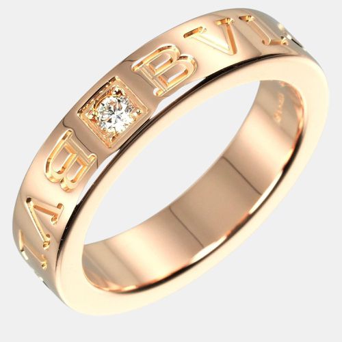 Bvlgari Pink Gold Diamond B.Zero1 Ring EU 47 - Bvlgari - Modalova