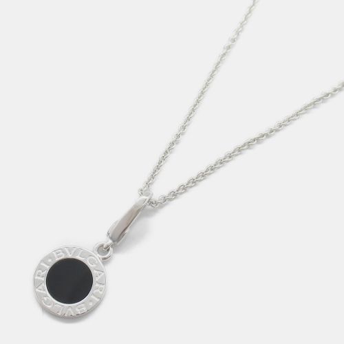 Bvlgari 18K White Gold Onyx Bvlgari Bvlgari Pendant Necklace - Bvlgari - Modalova