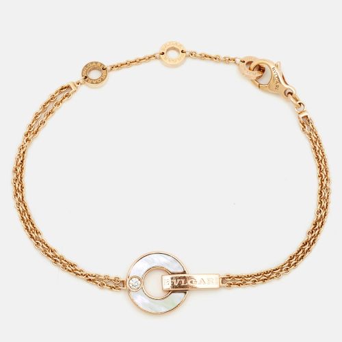 Bvlgari Bvlgari Mother of Pearl Diamond 18K Rose Gold Bracelet - Bvlgari - Modalova