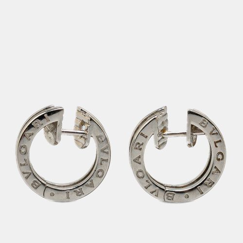 Bvlgari 18K White Gold B.Zero1 Hoop Earrings - Bvlgari - Modalova