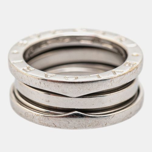 Bvlgari 18K White Gold B.Zero1 Two Band Ring EU 49 - Bvlgari - Modalova