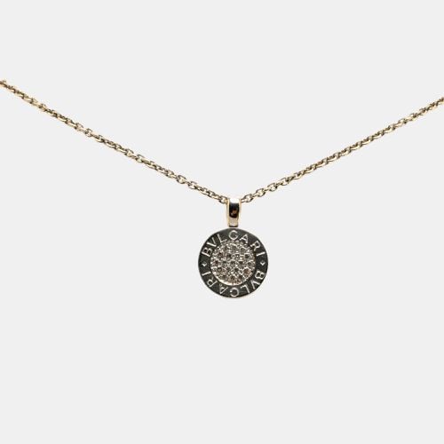 Bvlgari 18K White Gold and Diamond Bvlgari Bvlgari Pave Necklace - Bvlgari - Modalova