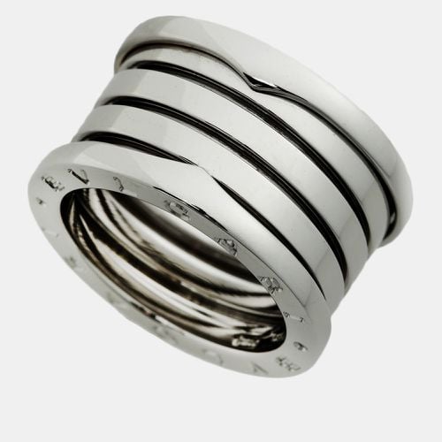 Bvlgari 18K White Gold B.Zero1 4-Band Ring EU 49 - Bvlgari - Modalova