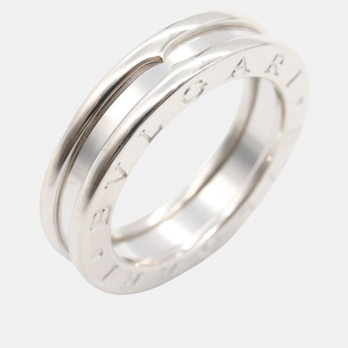 Bvlgari 18K White Gold B.Zero1 Band Ring EU 50 - Bvlgari - Modalova