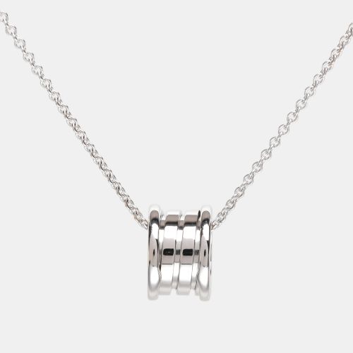 Bvlgari B.Zero1 18k White Gold Pendant Necklace - Bvlgari - Modalova