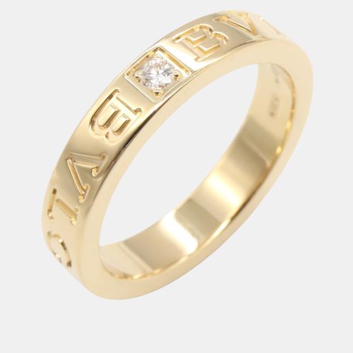 B.Zero1 18K Rose and Diamond B.Zero1 Band Ring EU 53 - Bvlgari - Modalova