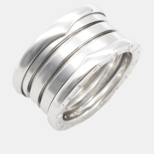Bvlgari B.Zero1 18K White Gold Band Ring EU 53 - Bvlgari - Modalova