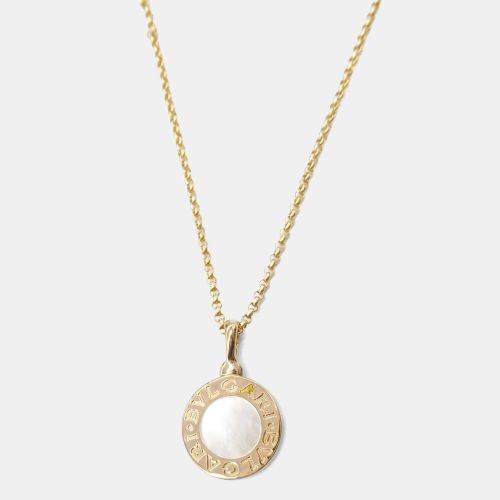 K Rose Gold Mother Of Pearl Necklace - Bvlgari - Modalova