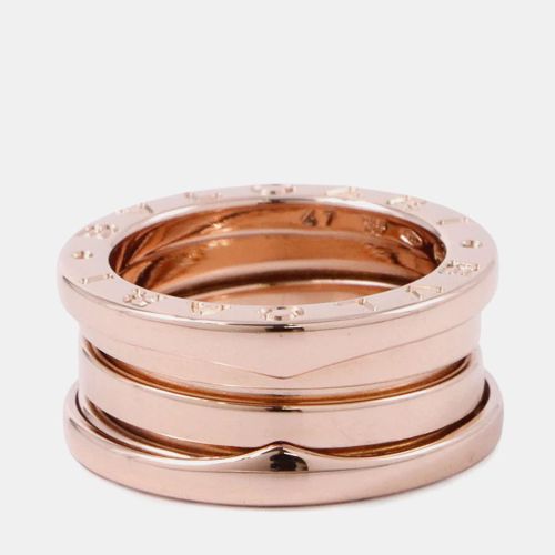 B.Zero1 18K Rose Band Ring EU 47 - Bvlgari - Modalova