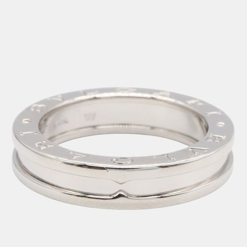 Bvlgari B.Zero1 18K White Gold Ring EU 53 - Bvlgari - Modalova